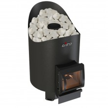 Банная печь Grill'D Aurora 180 Short дверца со стеклом